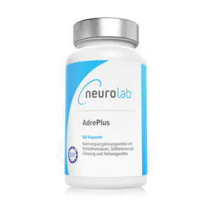 AdrePlus - 60 Kapseln mit Pantothensäure, Düßholzwurzel und Ginseng - Nahrungsergänzungsmittel - Produktbild