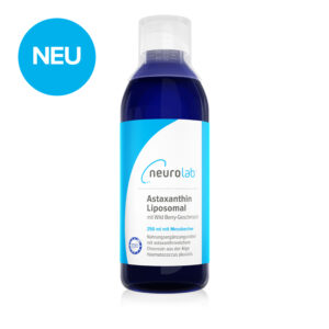 Astaxanthin Liposomal - Nahrungsergänzungsmittel - Produktbild NEU - Wild Berry-Geschmack