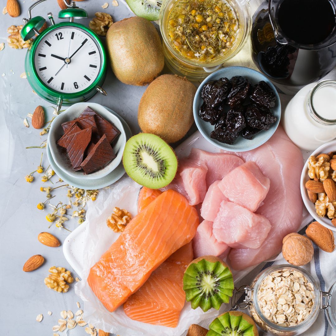 Illustration der Wirkung von L-Tryptophan im menschlichen Körper